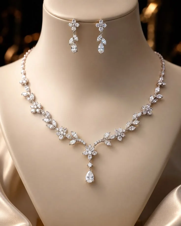Elysian Chandbali Motif Necklace Set variant 4