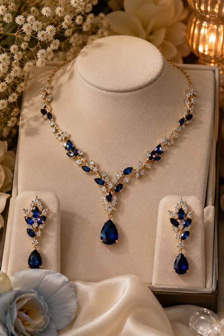 Tara Scalloped Pearl Bridal Set